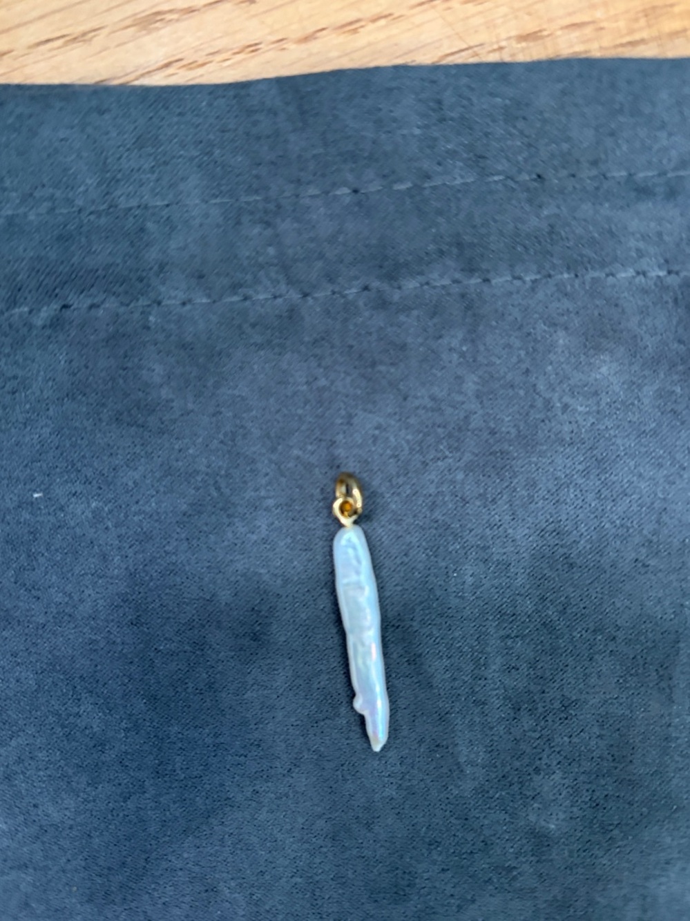MONICA VINADER Nura Skinny Biwa Pearl Pendant